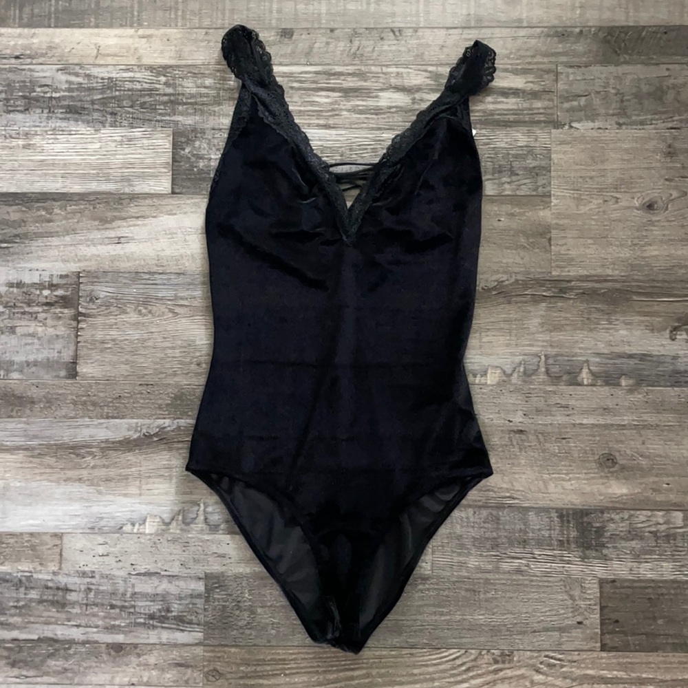Velvet bodysuit